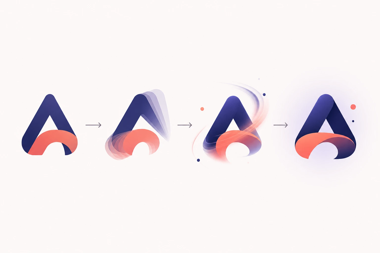 Visual guide to logo animation