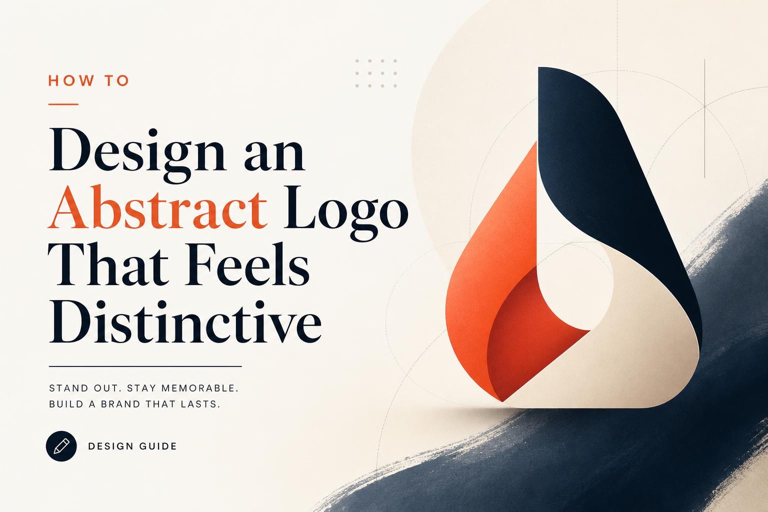 Design an Abstract Logo Blog Cover