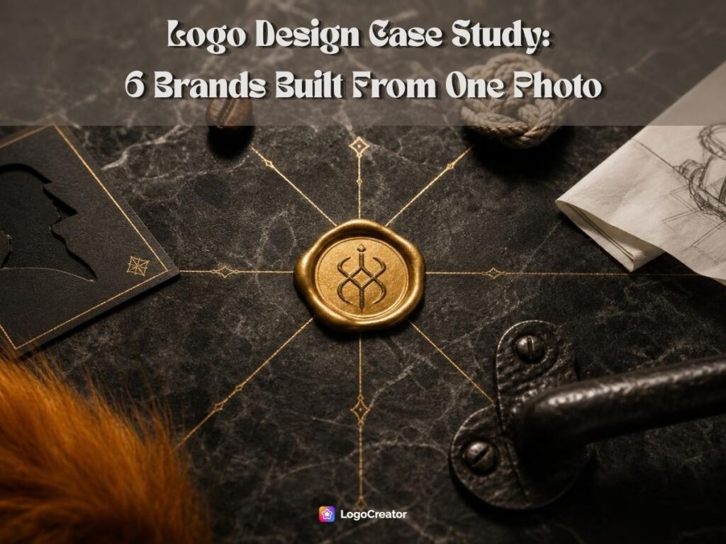 Logo Design Case Study: 6 Brands Built From One Photo