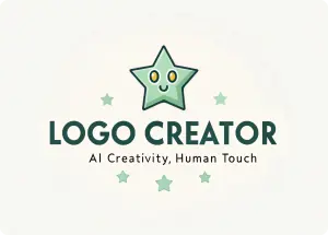 Logo Creator star AI touch logo