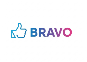 Bravo thumb up approval logo