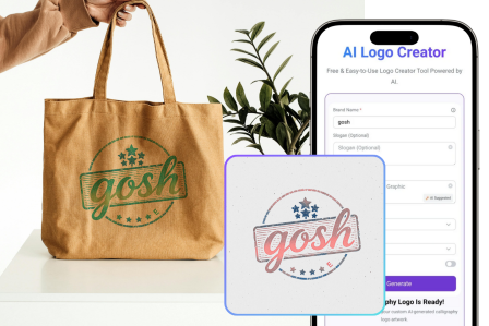 Logo Creator online design Interface Screenshot