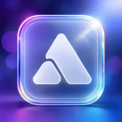 App Logo Generator — Glass Morphism UI Icon