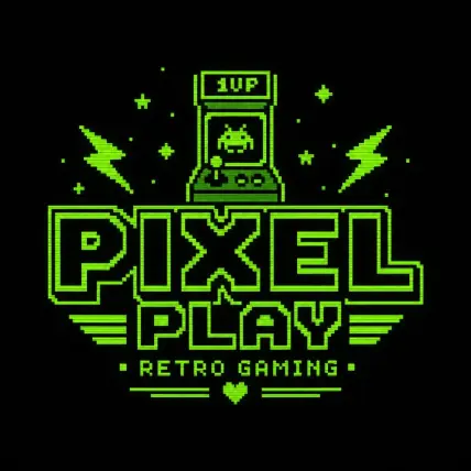 YouTube Logo Maker — Pixel Art Retro Game Channel Icon