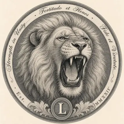 Company Logo Generator — Fine Engraving Pictorial Mark