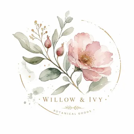 Brand Logo Design — Watercolor Pictorial Mark