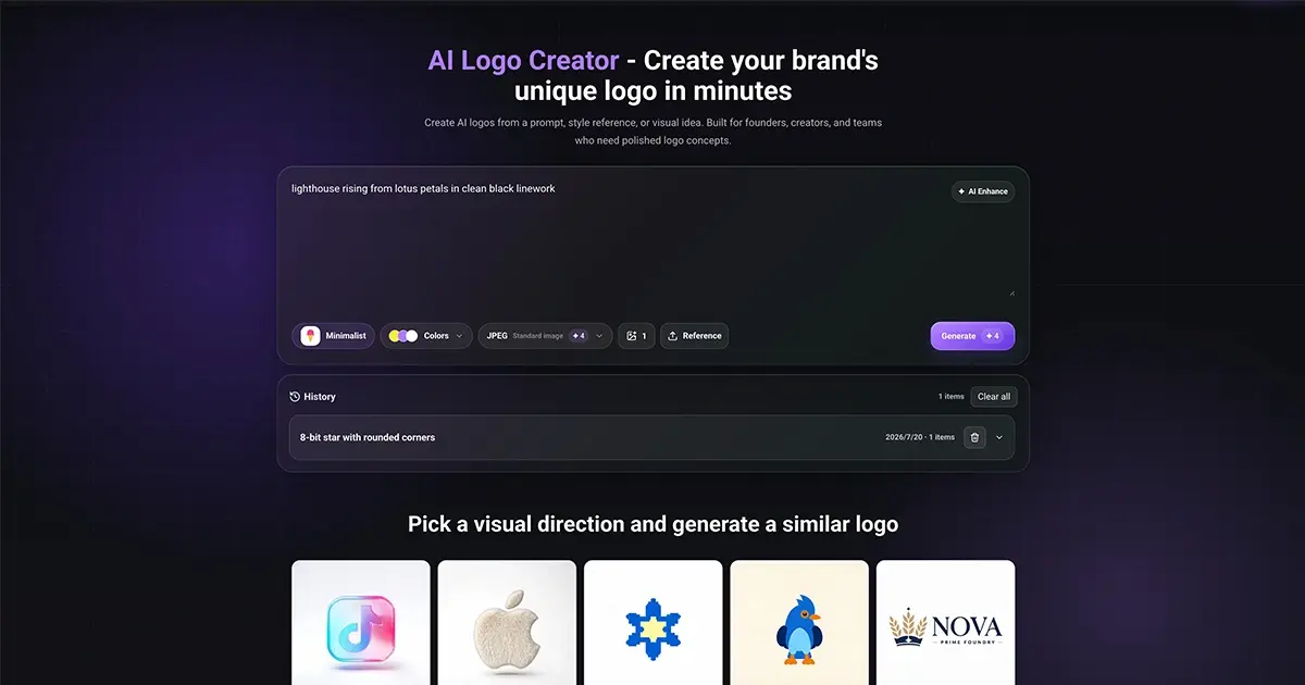 AI Logo Creator screenshot